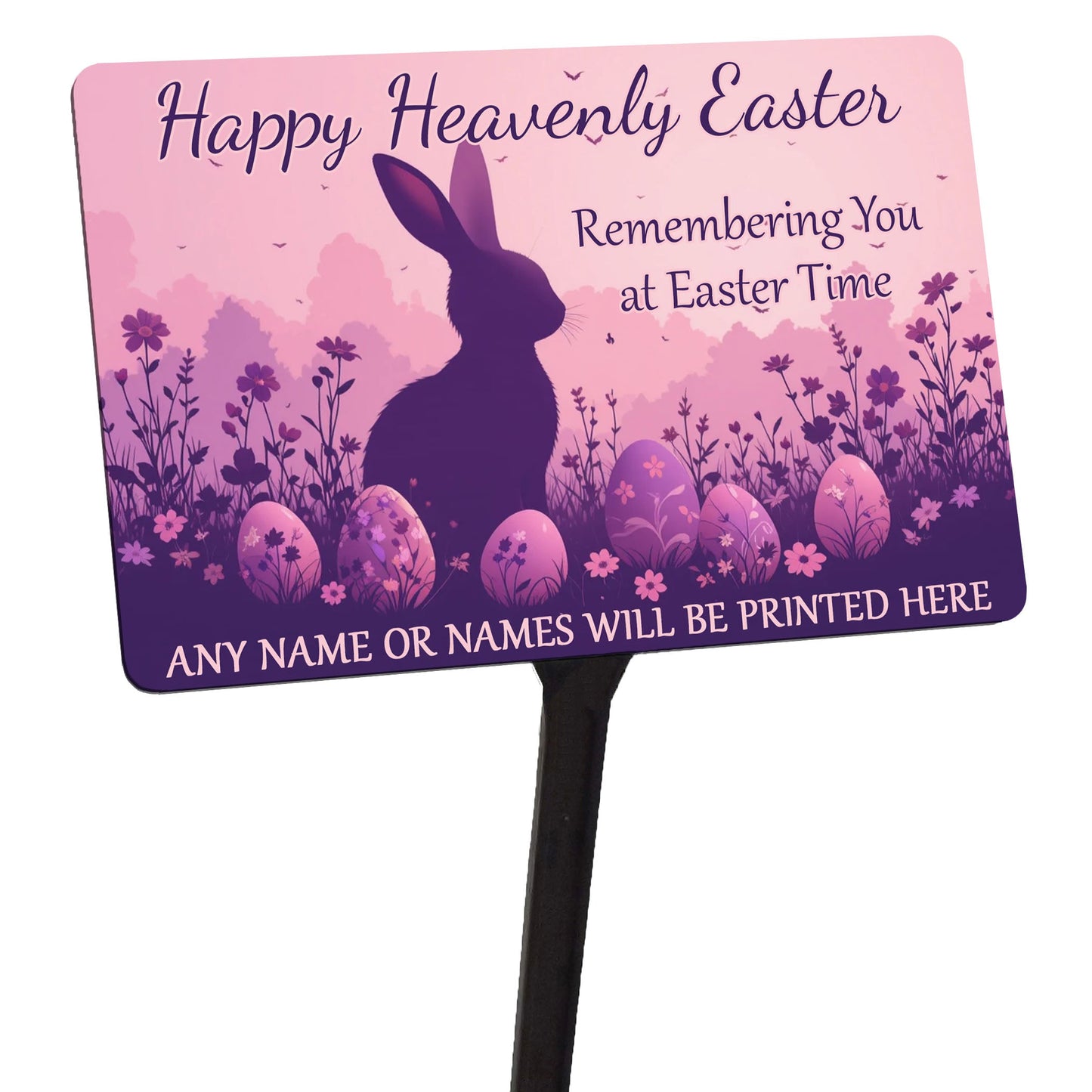 Personalised Easter Memorial Plaque & Stake with Name or Names