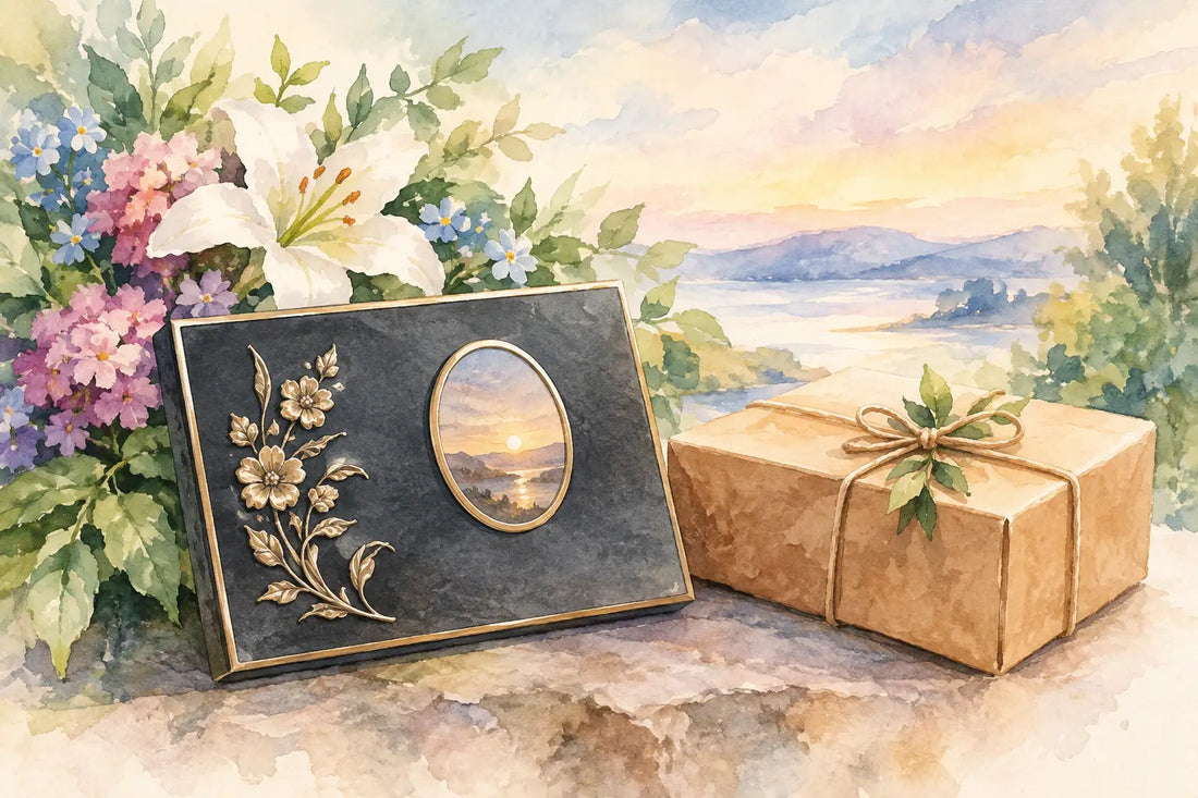 Free Postage on Personalised Memorial Plaques