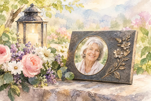 Choosing a Memorial Plaque for Mum With Photo