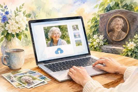 How to Upload Memorial Photos for a Plaque