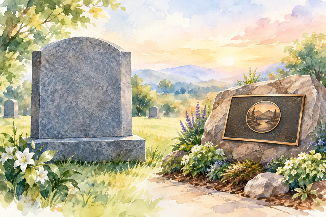 Traditional Headstones Versus Custom Plaques