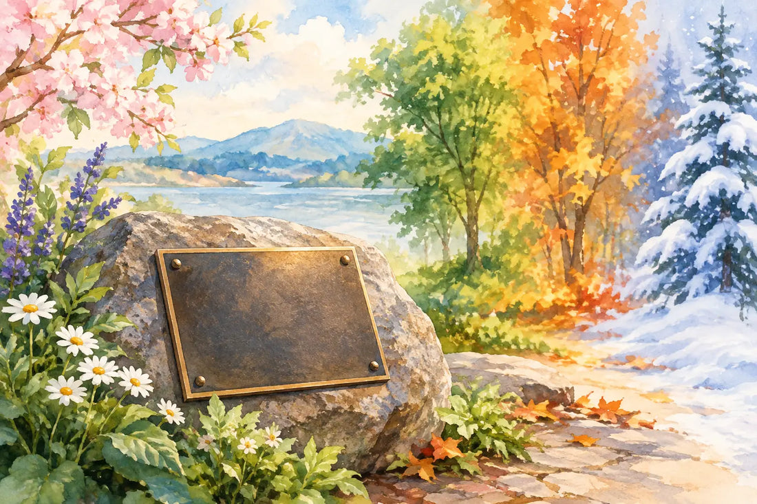 Outdoor Memorial Plaques That Last Through the Seasons