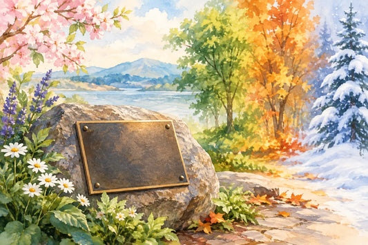 Outdoor Memorial Plaques That Last Through the Seasons